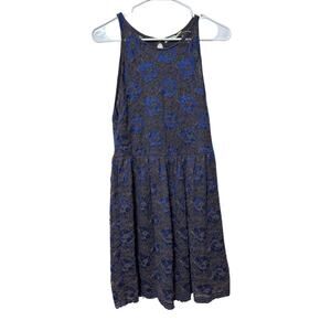 Urban Outfitters‎ KIMCHI BLUE Floral Lace Mini Dress Keyhole 90's Size Large New